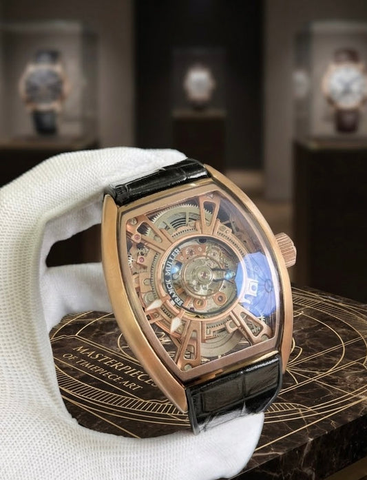 Franck Muller Tourbillion Rose Gold/ Black