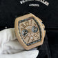 Franck Muller Yachting fully iced Rose gold