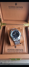 VACHERON CONSTANTIN OVERSEAS DUAL TIME STAINLESS STEEL 41MM BLACK