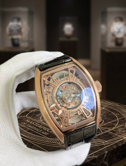Franck Muller Tourbillion Rose Gold/ Black