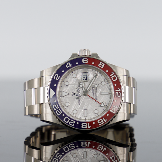 Rolex GMT-Master II 40mm White Meteorite Dial