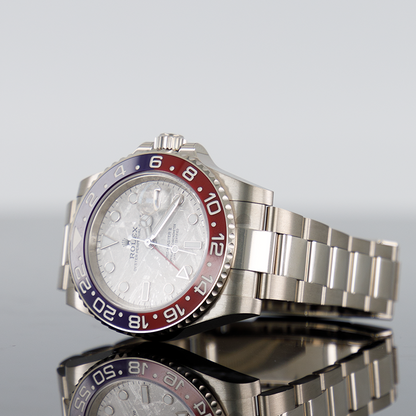 Rolex GMT-Master II 40mm White Meteorite Dial