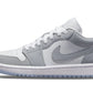 AIR JORDAN 1 LOW "WHITE / WOLF GREY"