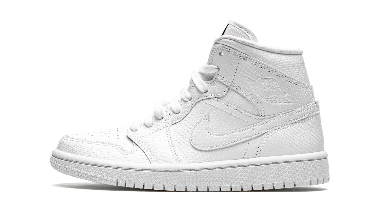 AIR JORDAN 1 MID "جلد الثعبان الأبيض"