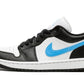 AIR JORDAN 1 LOW "أسود / أزرق جامعي"