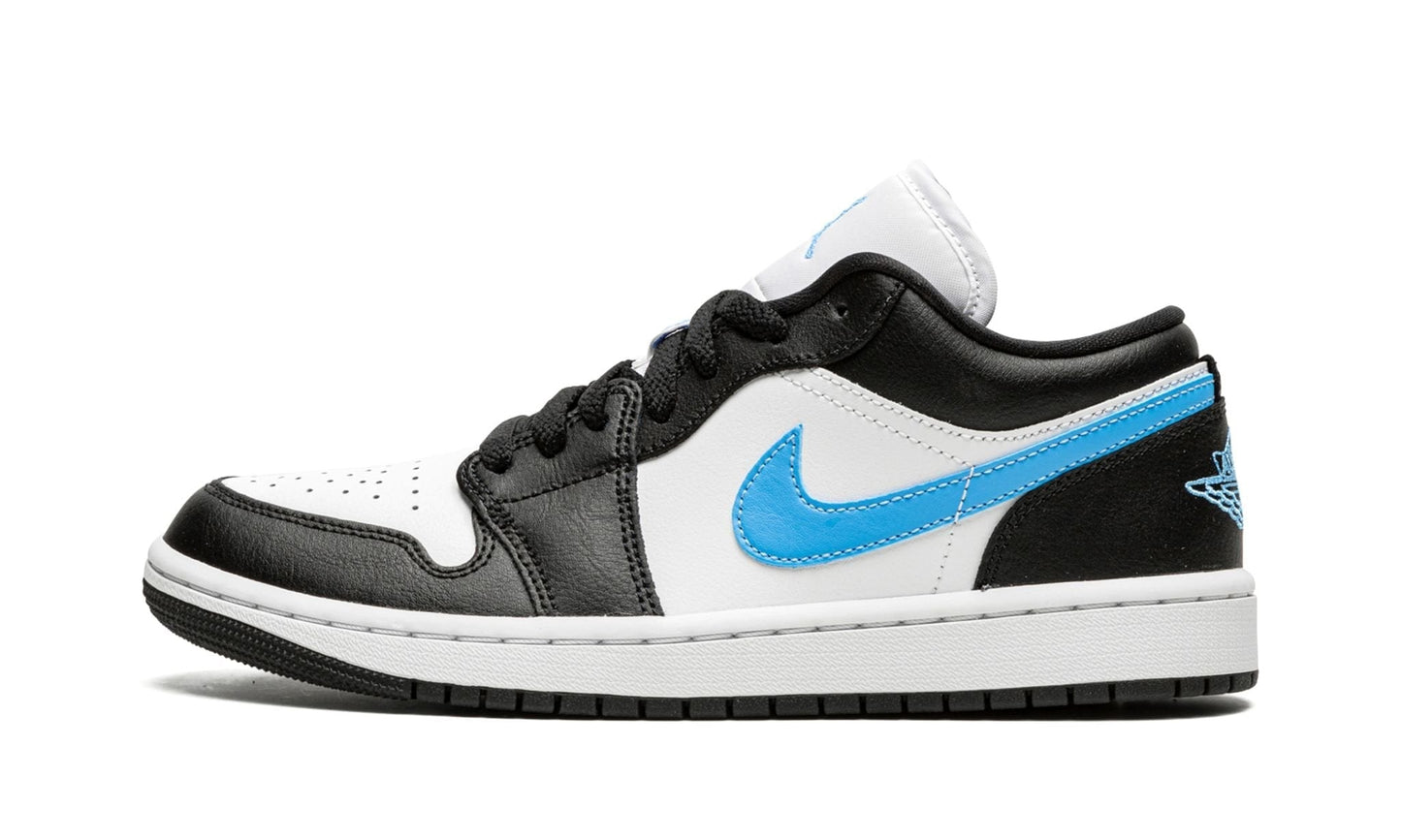 AIR JORDAN 1 LOW "أسود / أزرق جامعي"