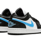 AIR JORDAN 1 LOW "أسود / أزرق جامعي"
