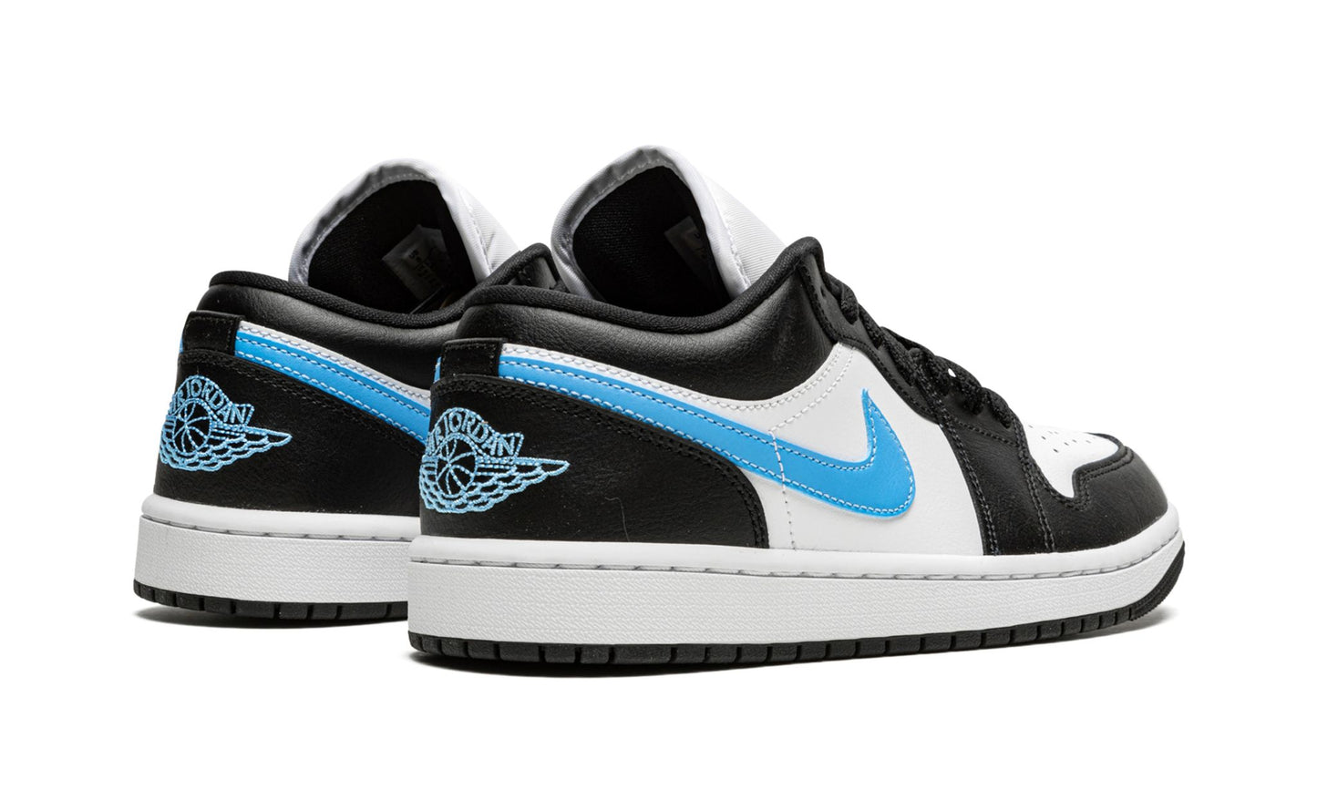 AIR JORDAN 1 LOW "أسود / أزرق جامعي"