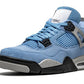 AIR JORDAN 4 RETRO "University Blue"